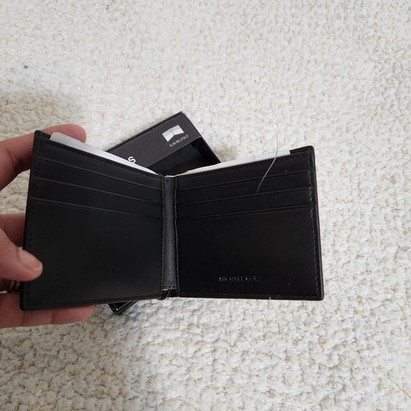 MICHAEL KORS BLUE SLIM BILLFOLD WALLET WITH ORIGINAL GIFT BOX - Picture 10 of 10